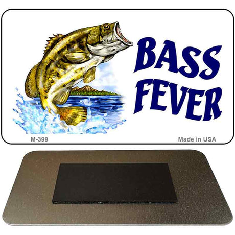 Bass Fever Novelty Metal Magnet M-399