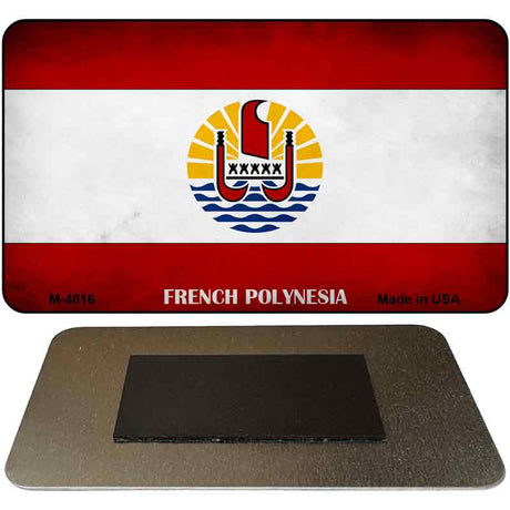 French Polynesia Flag Novelty Metal Magnet M-4016