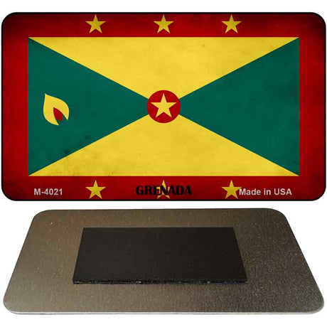 Grenada Flag Novelty Metal Magnet M-4021