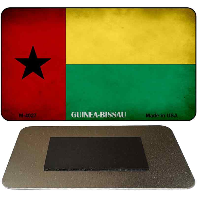 Guinea Bissau Flag Novelty Metal Magnet M-4027