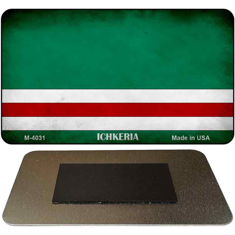 Ichkeria Flag Novelty Metal Magnet M-4031