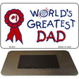 Worlds Greatest Dad Novelty Metal Magnet M-403