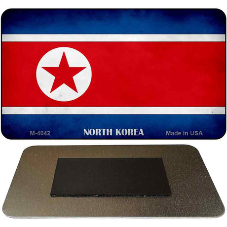 North Korea Flag Novelty Metal Magnet M-4042