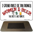 Women and Beer Novelty Metal Magnet M-405