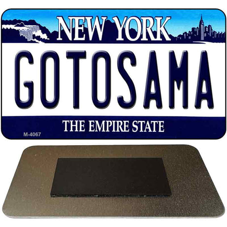 Gotosama New York State License Plate Tag Magnet M-4067