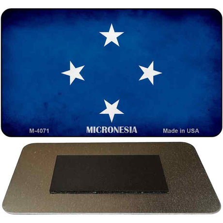 Micronesia Flag Novelty Metal Magnet M-4071