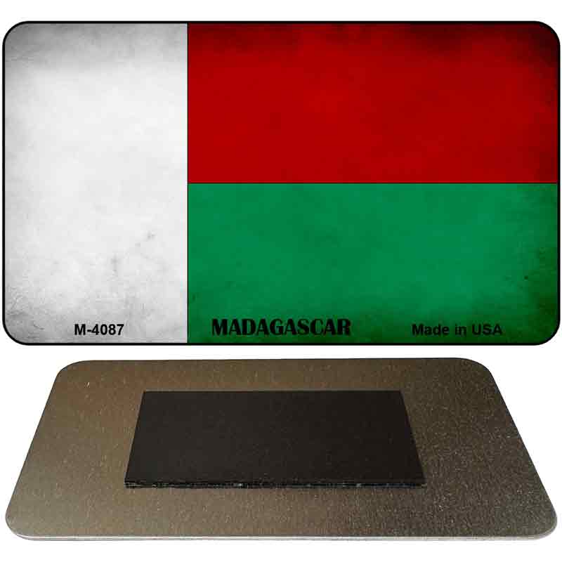 Madagascar Flag Novelty Metal Magnet M-4087