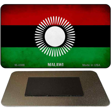 Malawi Flag Novelty Metal Magnet M-4089