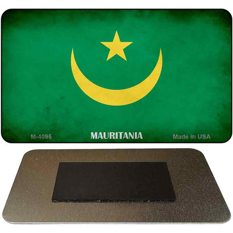 Mauritania Flag Novelty Metal Magnet M-4095