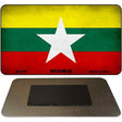 Myanmar Flag Novelty Metal Magnet M-4103