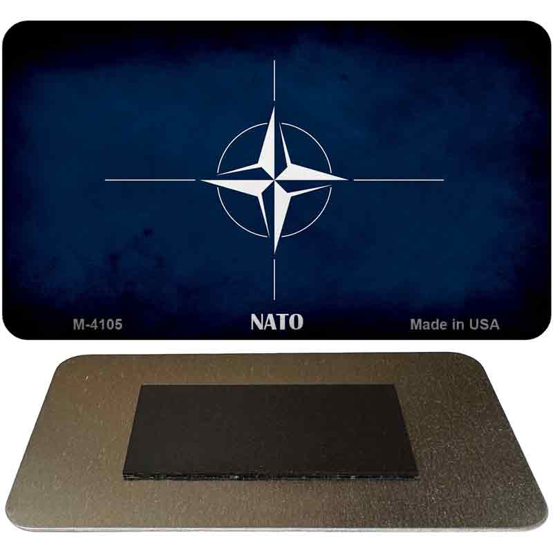 Nato Flag Novelty Metal Magnet M-4105