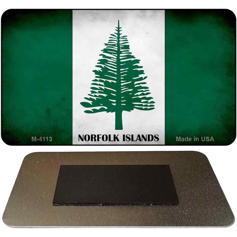 Norfolk Islands Flag Novelty Metal Magnet M-4113