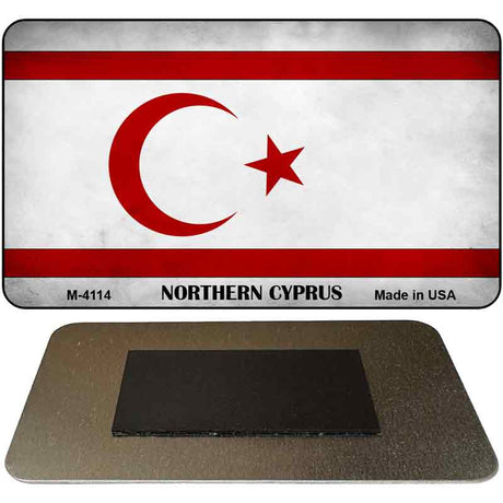 Northern Cyprus Flag Novelty Metal Magnet M-4114