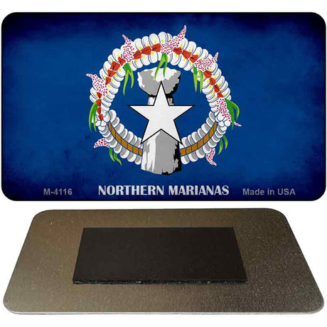 Northern Marianas Flag Novelty Metal Magnet M-4116