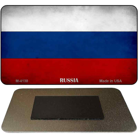 Russia Flag Novelty Metal Magnet M-4130