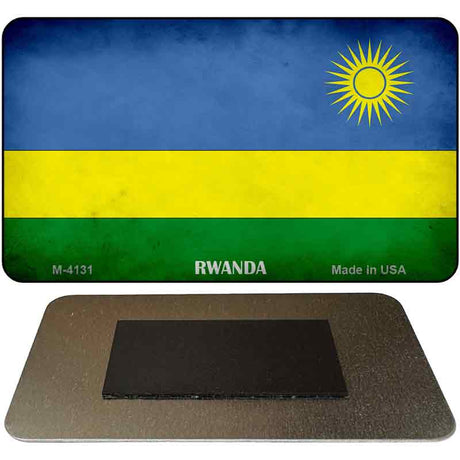 Rwanda Flag Novelty Metal Magnet M-4131