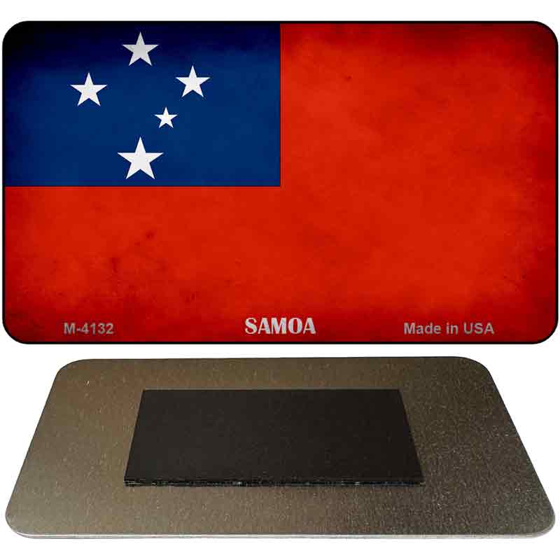 Samoa Flag Novelty Metal Magnet M-4132