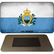 San Marino Flag Novelty Metal Magnet M-4133