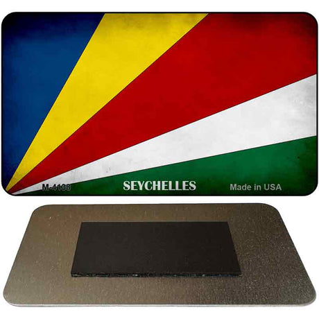 Seychelles Flag Novelty Metal Magnet M-4138