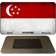 Singapore Flag Novelty Metal Magnet M-4140