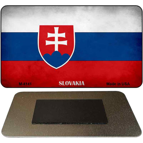 Slovakia Flag Novelty Metal Magnet M-4141