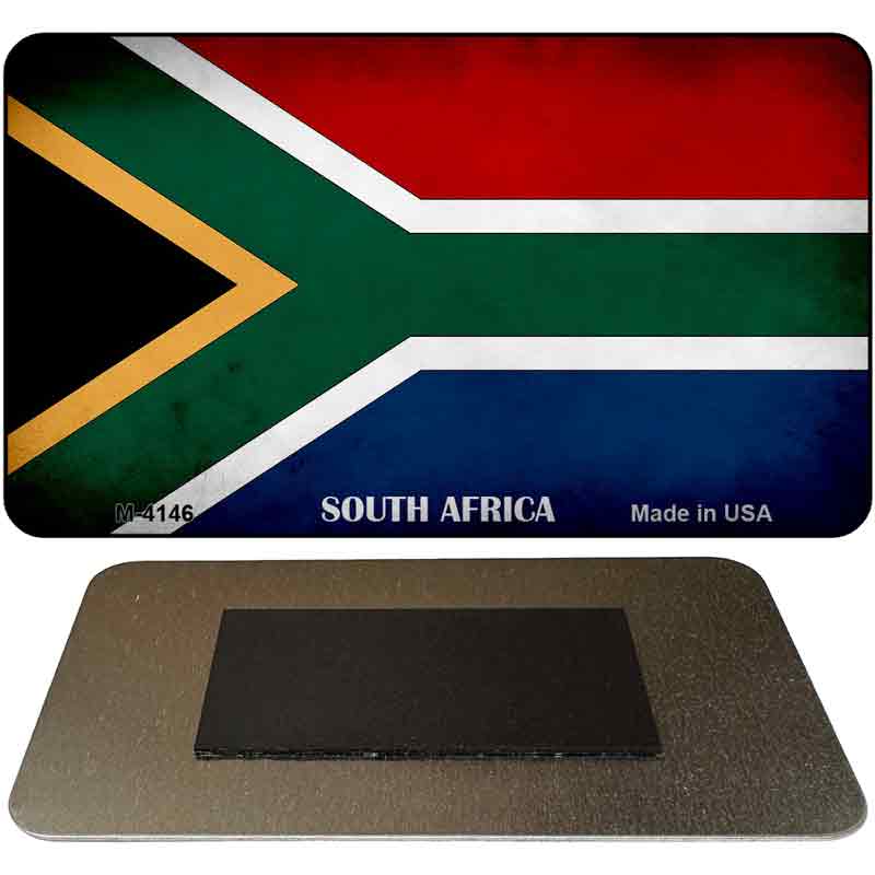 South Africa Flag Novelty Metal Magnet M-4146