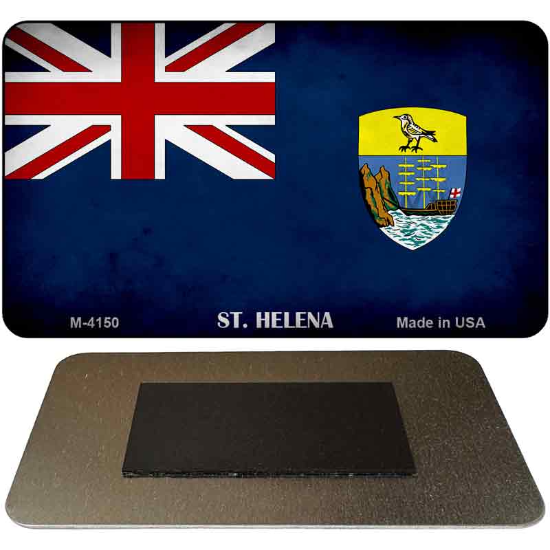 St Helena Flag Novelty Metal Magnet M-4150