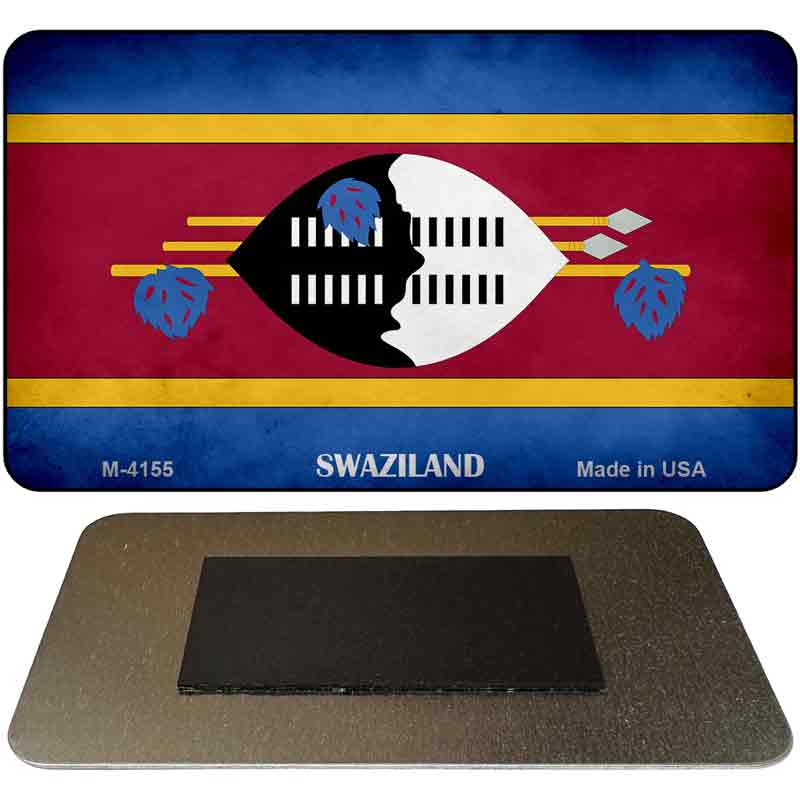 Swaziland Flag Novelty Metal Magnet M-4155