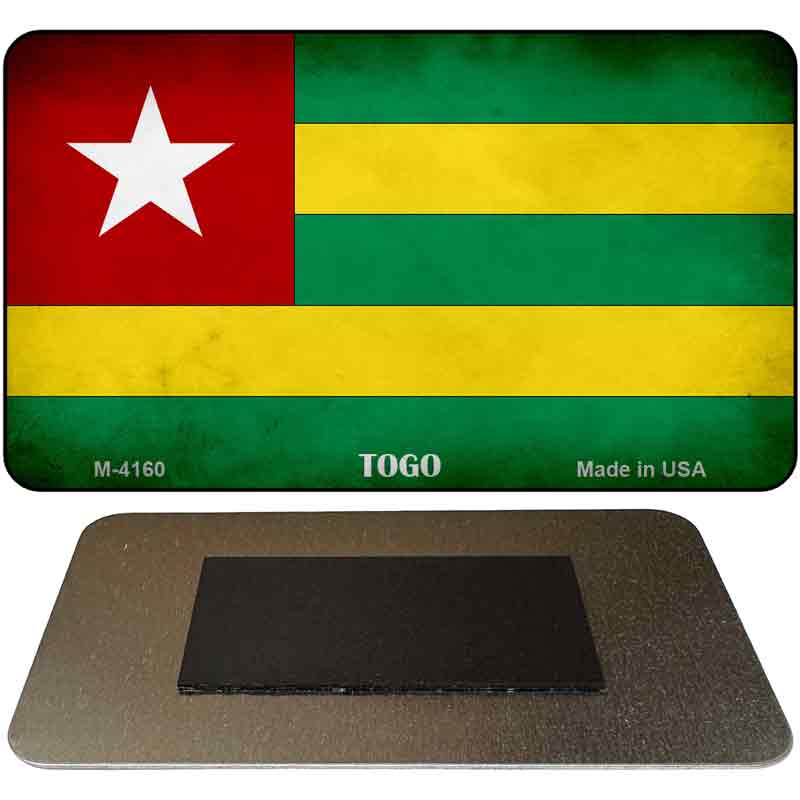 Togo Flag Novelty Metal Magnet M-4160