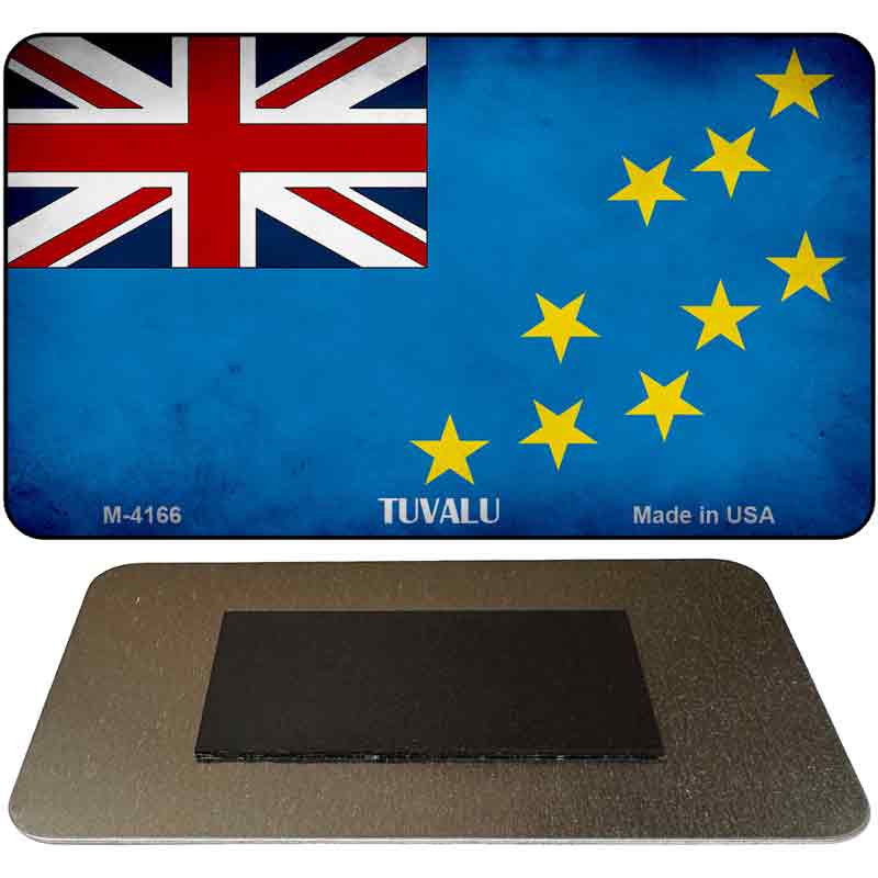 Tuvalu Flag Novelty Metal Magnet M-4166