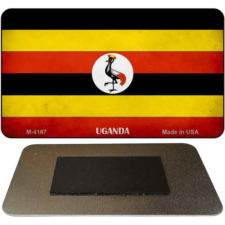 Uganda Flag Novelty Metal Magnet M-4167