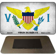 Virgin Islands US Flag Novelty Metal Magnet M-4176