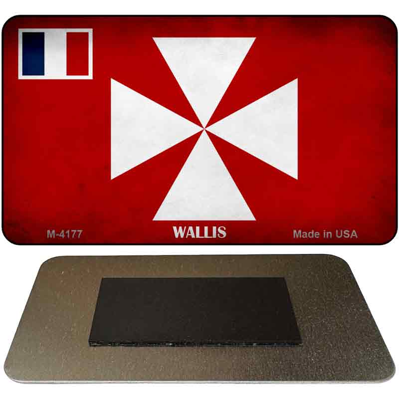 Wallis Flag Novelty Metal Magnet M-4177