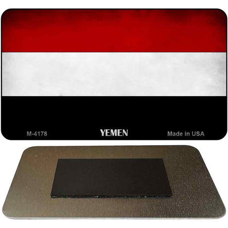 Yemen Flag Novelty Metal Magnet M-4178