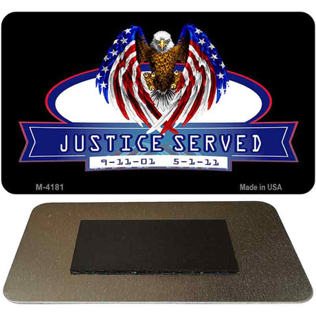 Justice Served Novelty Metal Magnet M-4181