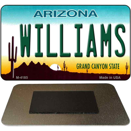 Williams Arizona State License Plate Tag Magnet M-4185