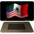 Mexican American Flag Novelty Metal Magnet M-4201