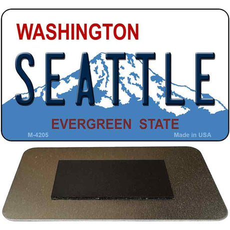 Seattle Washington State Novelty Metal Magnet M-4205