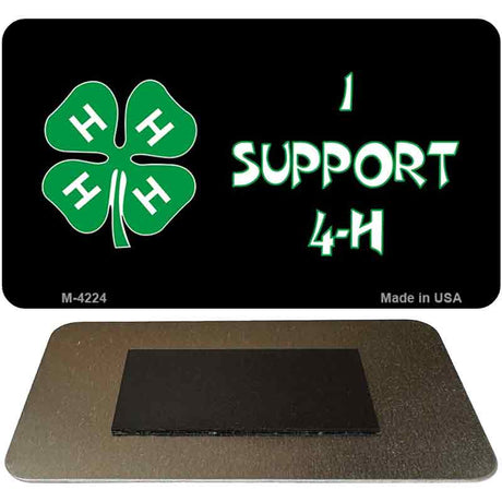 I Support 4-H Novelty Metal Magnet M-4224