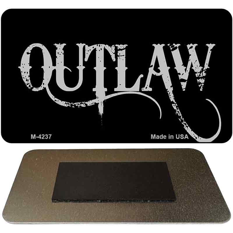 Outlaw Novelty Metal Magnet M-4237