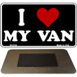 I Love My Van Novelty Metal Magnet M-4256