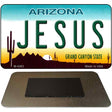 Jesus Arizona State License Plate Tag Magnet M-4263