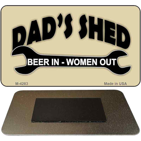 Beer In Women Out Novelty Metal Magnet M-4283