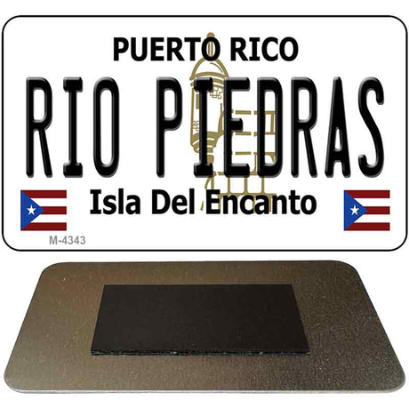 Rio Piedra Puerto Rico State License Plate Tag Magnet M-4343