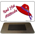 Red Hat Attitude Novelty Metal Magnet M-438