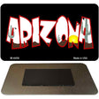 Arizona Black Novelty Metal Magnet M-4456