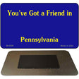 Pennsylvania State Blank Novelty Metal Magnet M-4559