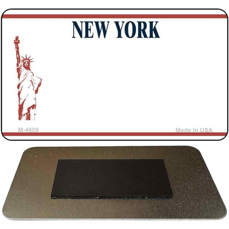 New York State Blank Novelty Metal Magnet M-4609