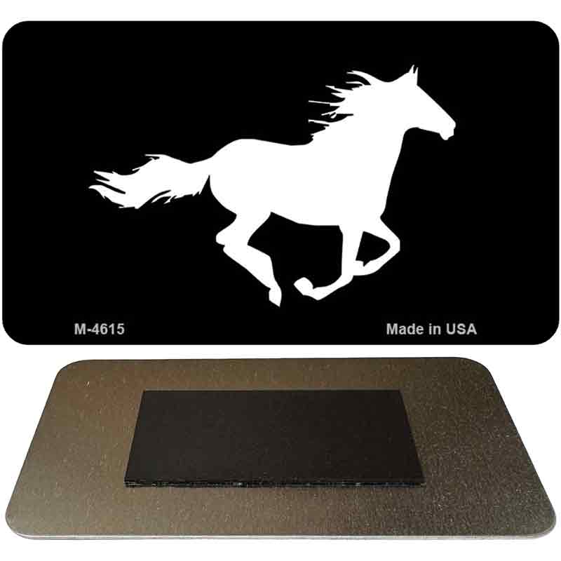 Running Horse Novelty Metal Magnet M-4615