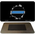 Thin Blue Line Bullethole Novelty Magnet M-4665